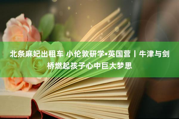 北条麻妃出租车 小伦敦研学•英国营丨牛津与剑桥燃起孩子心中巨大梦思