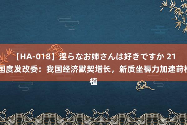 【HA-018】淫らなお姉さんは好きですか 21 国度发改委：我国经济默契增长，新质坐褥力加速莳植