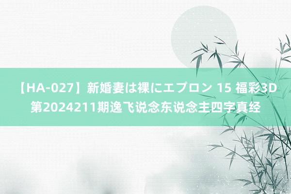 【HA-027】新婚妻は裸にエプロン 15 福彩3D第2024211期逸飞说念东说念主四字真经