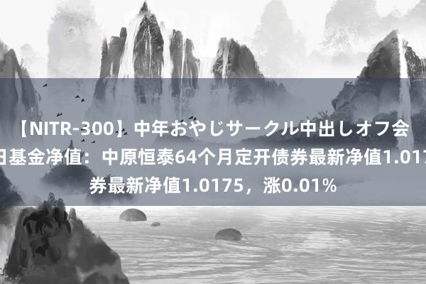 【NITR-300】中年おやじサークル中出しオフ会 BEST 8月16日基金净值：中原恒泰64个月定开债券最新净值1.0175，涨0.01%