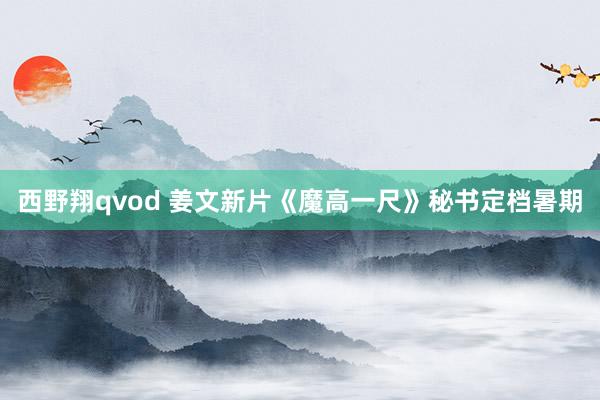 西野翔qvod 姜文新片《魔高一尺》秘书定档暑期