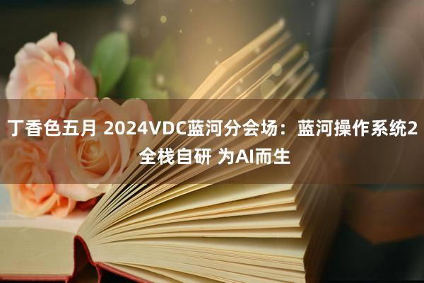 丁香色五月 2024VDC蓝河分会场：蓝河操作系统2 全栈自研 为AI而生