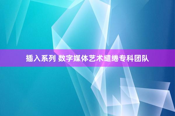 插入系列 数字媒体艺术缱绻专科团队