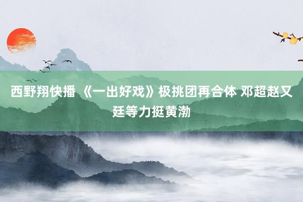 西野翔快播 《一出好戏》极挑团再合体 邓超赵又廷等力挺黄渤